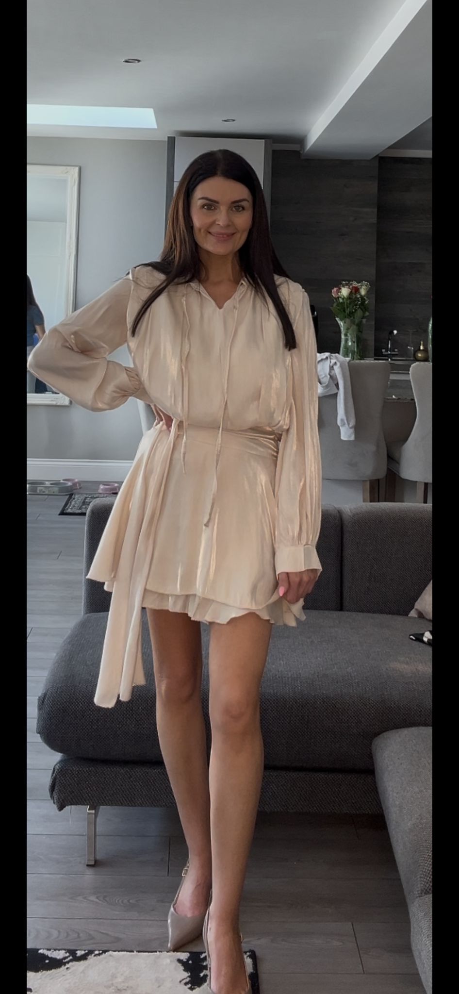 LEAF GOLD QUEEN DRESS