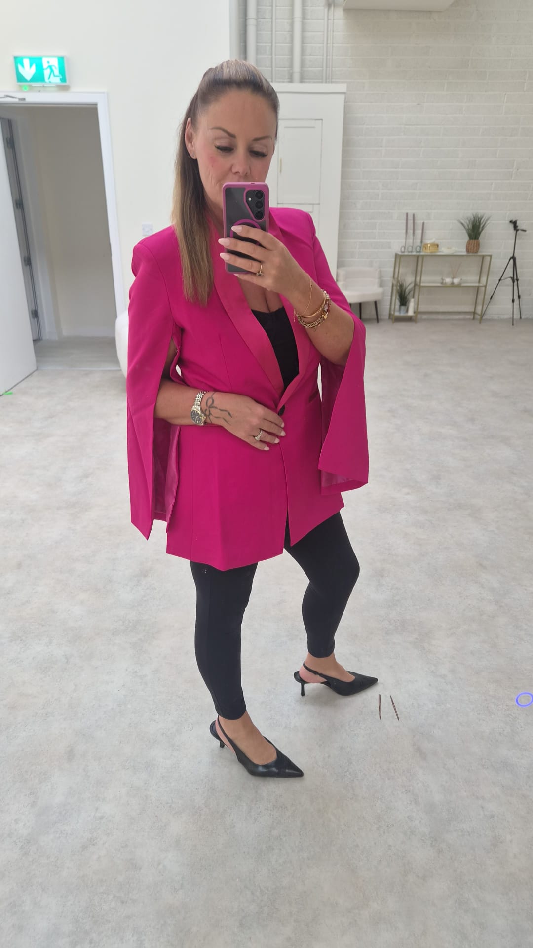 Pink Blazer fuchsia Pink