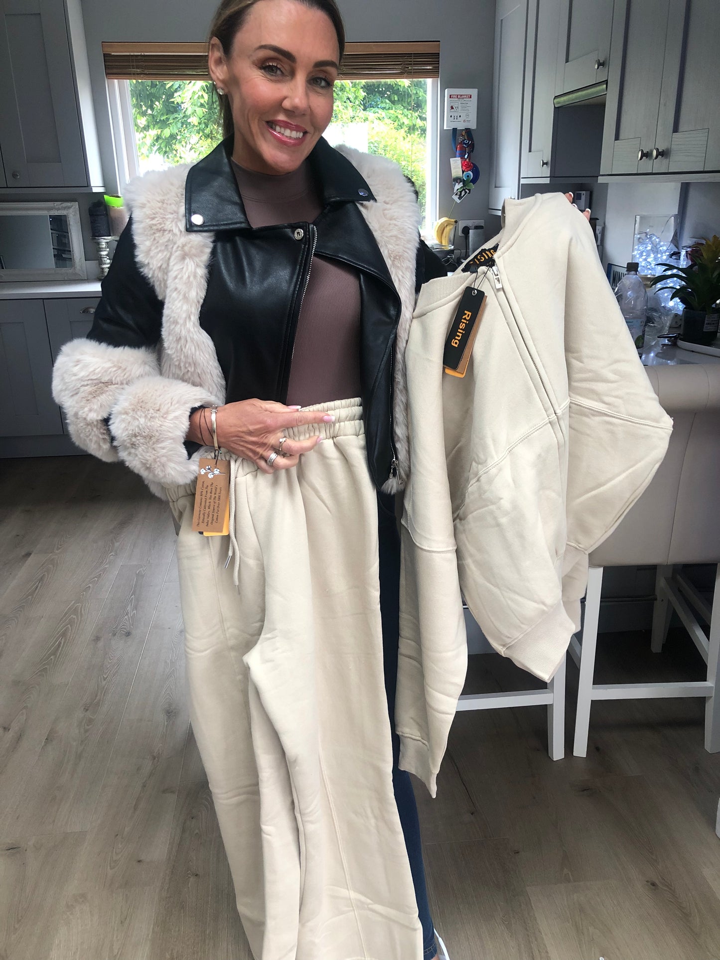 COZY CAPPUCINO TRACKSUIT 2 piece