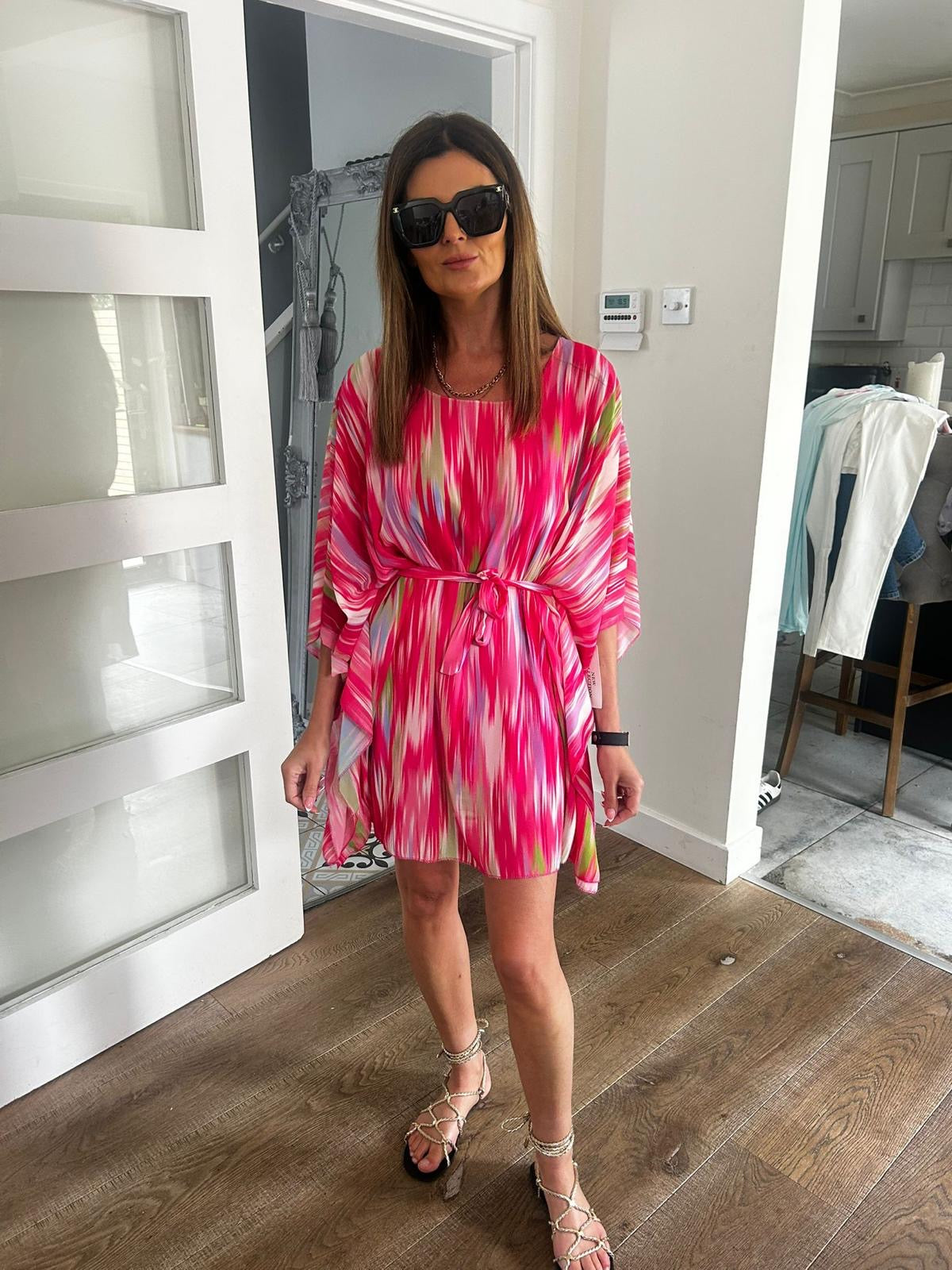 Fushia Tie-Dress
