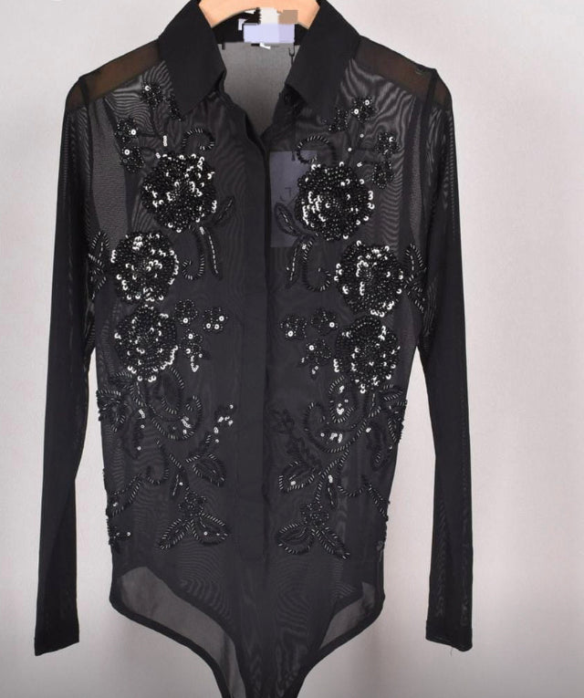 LARASFASHION BEADED BODYSUIT