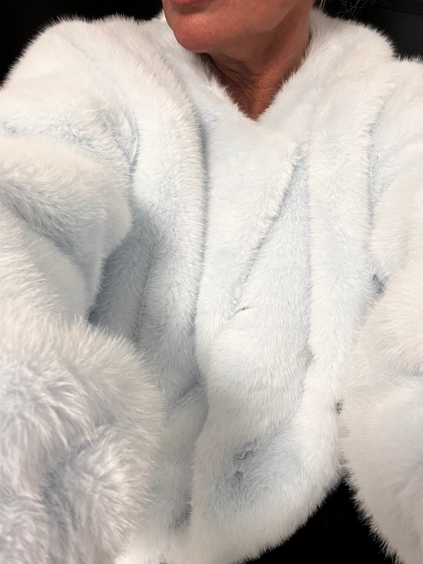 BLUE ICE FUR JACKET