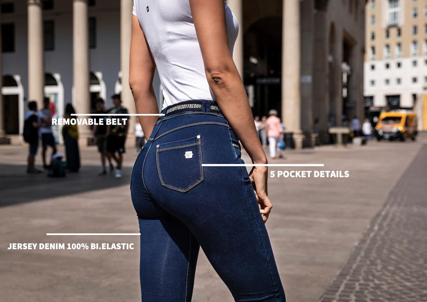 AMAZING FREDDY JEANS N.O.W. PERFECT PANTS BLUE DENIM