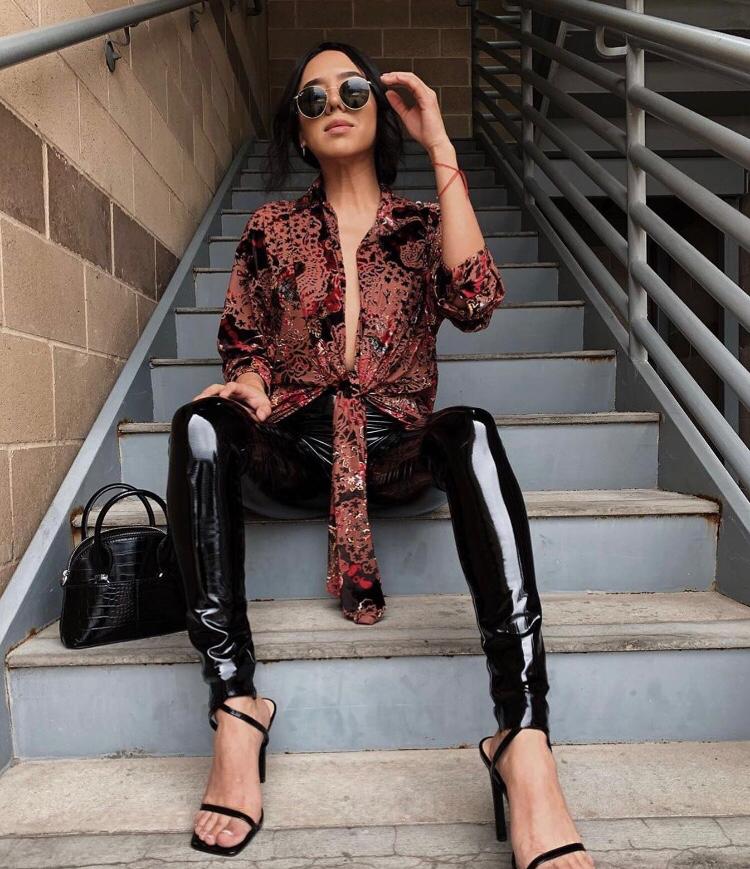 COMMANDO PATENT LEATHER TROUSER LEGGING