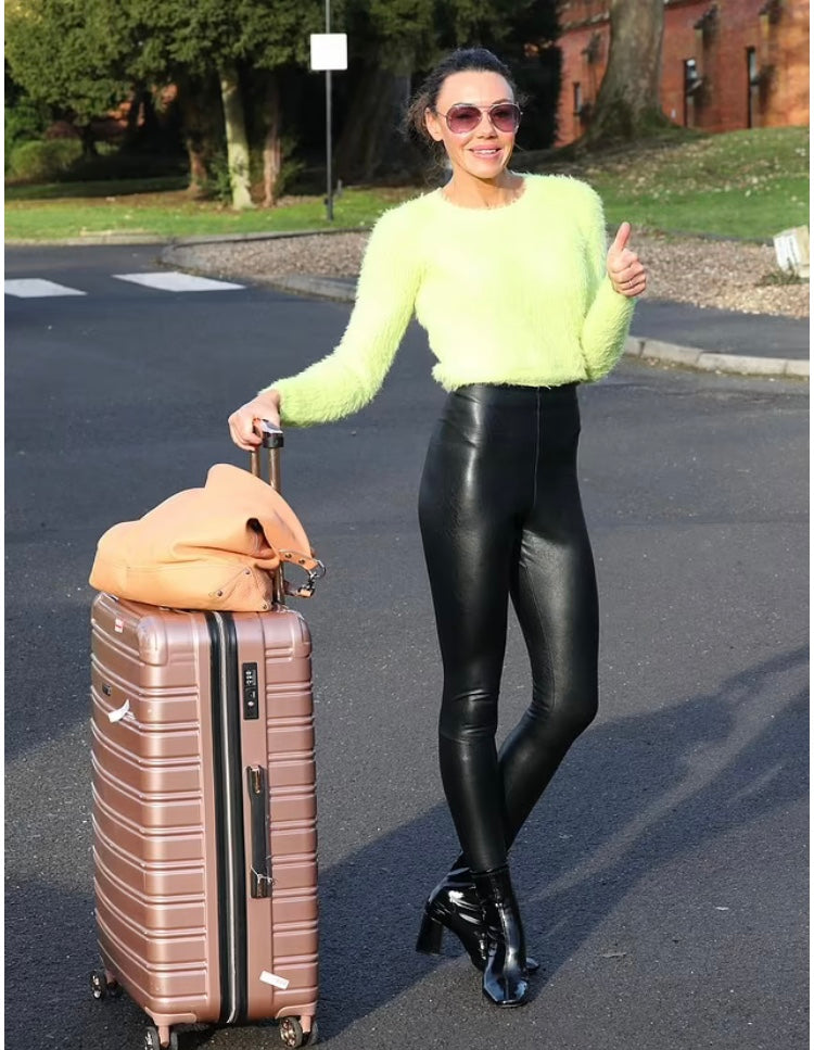 COMMANDO FAUX LEATHER TROUSER LEGGINGS ( AS SEEN ON MICHELLE HEATON )