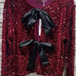 LARASFASHION SPARKLE BOW TOP