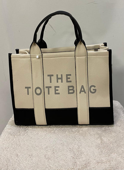 LARASFASHION TOTE BAG LARGE BLACK