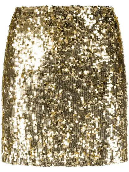 GOLD SEQUIN SKIRT