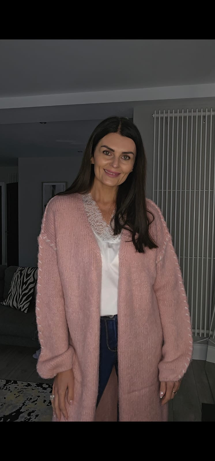 LARASFASHION BABY PINK CARDI