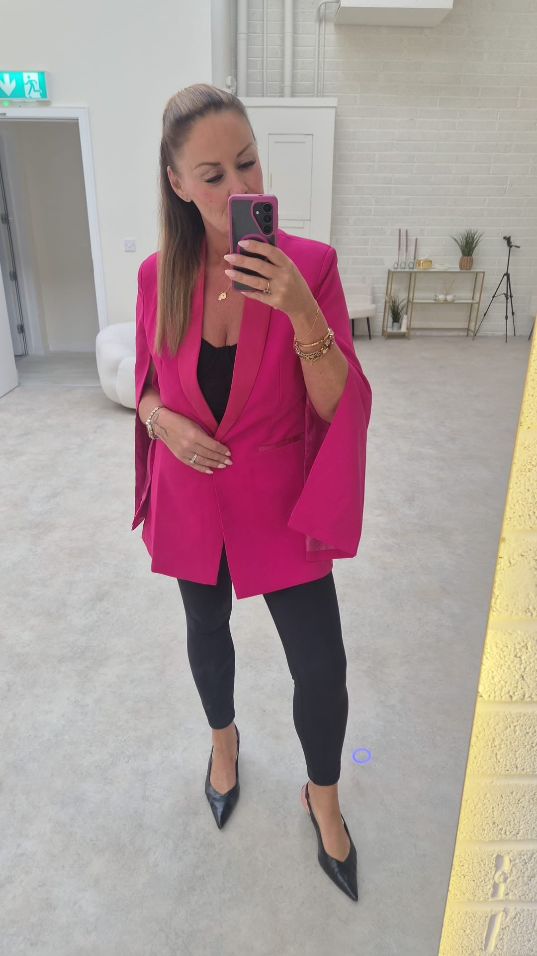 Pink Blazer fuchsia Pink