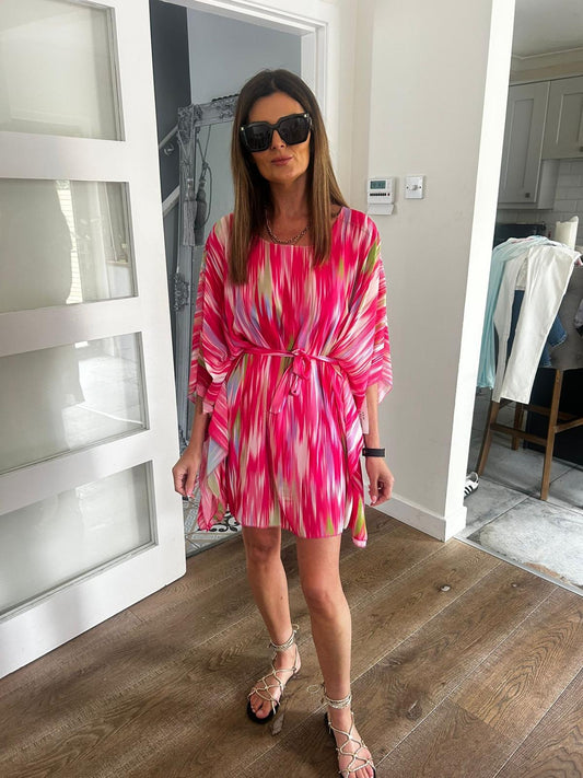 Fushia Tie-Dress
