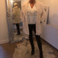 LARASFASHION TEDDY OFF WHITE COAT