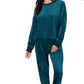 DKNY Velour Luxe Top and Jogger Set