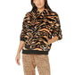 DKNY ANIMAL PRINT SOFT JOGGER HOODY SET