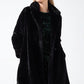LARASFASHION TEDDY COAT BLACK