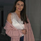 LARASFASHION BABY PINK CARDI