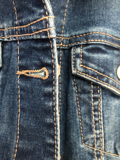 ANGEL WING STUDDED DIAMANTÉ  DENIM JACKET
