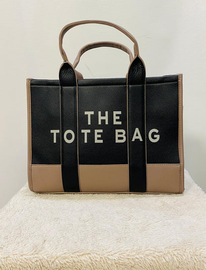 LARASFASHION TOTE BAG LARGE BROWN