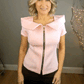 BABY PINK ZIP ELEGANCE BUSTIER