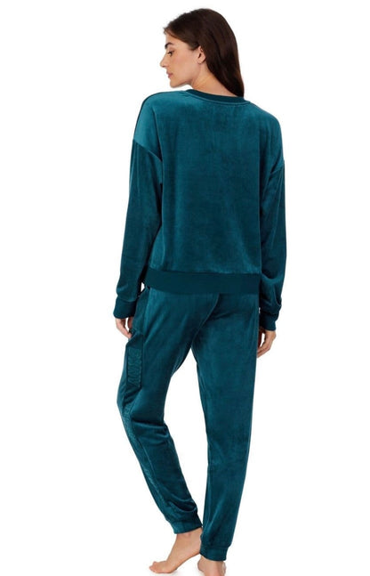DKNY Velour Luxe Top and Jogger Set