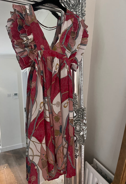 BOHO BLUEBELL DRESS PINK
