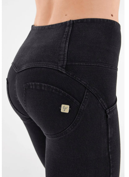 Freddy 3 Button Black High Rise Denim Jeans