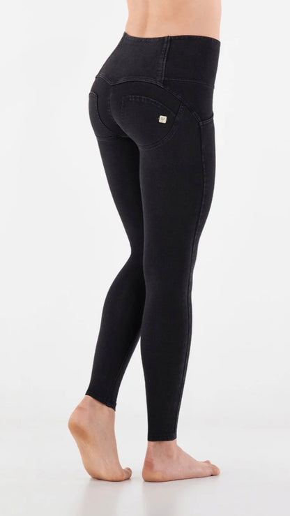 Freddy 3 Button Black High Rise Denim Jeans