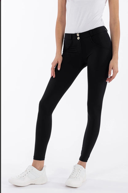 Freddy Original Shiny Skinny Black Jeans
