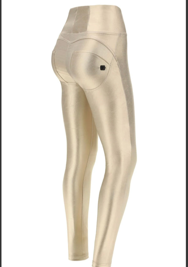 Freddy High Rise Gold Party Pants