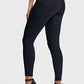AMAZING FREDDYS ZIP HIGH-RISE SKINNY SHINY ORGANIC BLACK