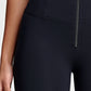 AMAZING FREDDYS ZIP HIGH-RISE SKINNY SHINY ORGANIC BLACK