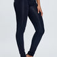 AMAZING FREDDYS ZIP HIGH-RISE SKINNY SHINY ORGANIC BLACK