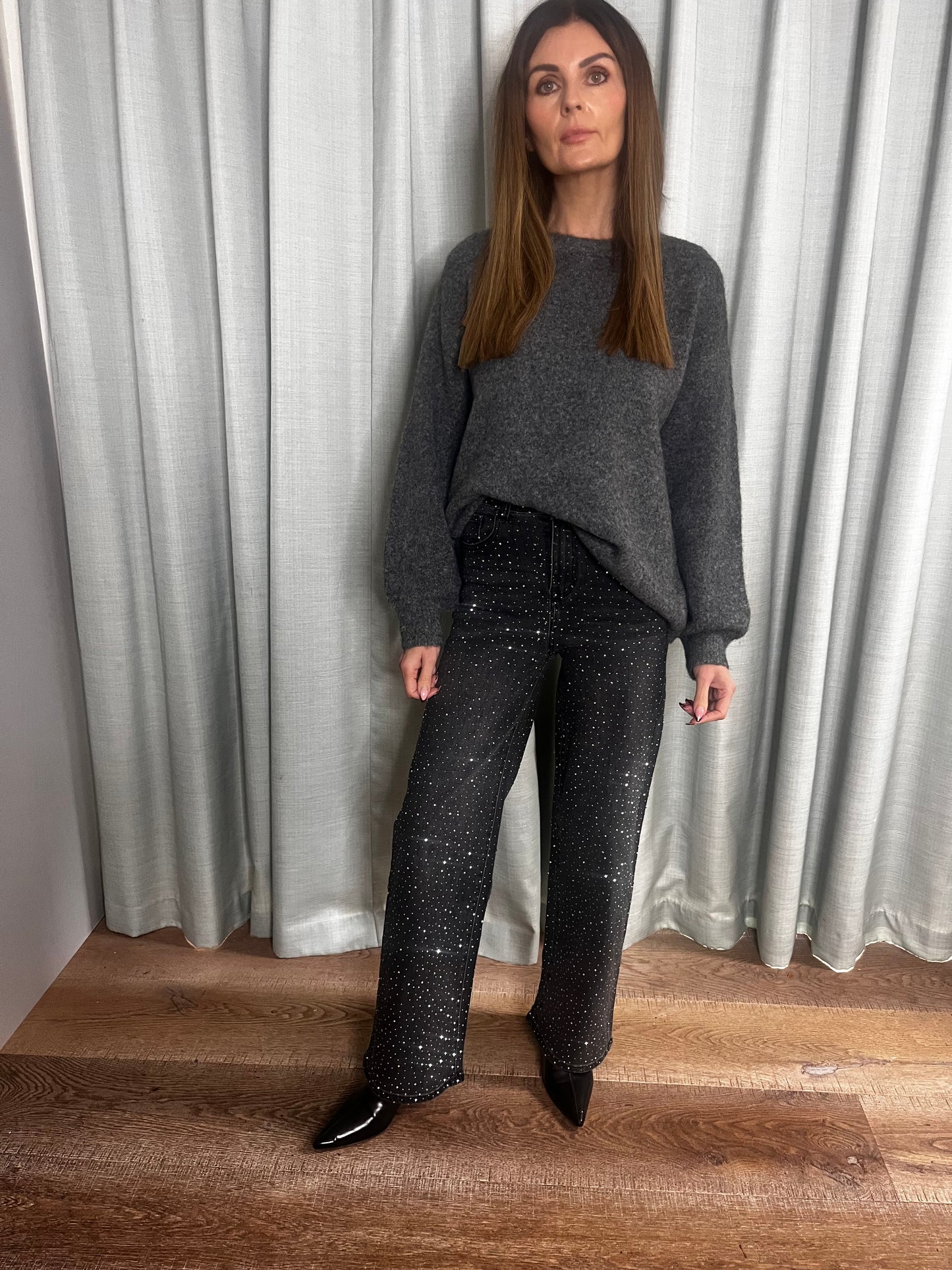 CRYSTAL SPARKLE WIDELEG JEAN