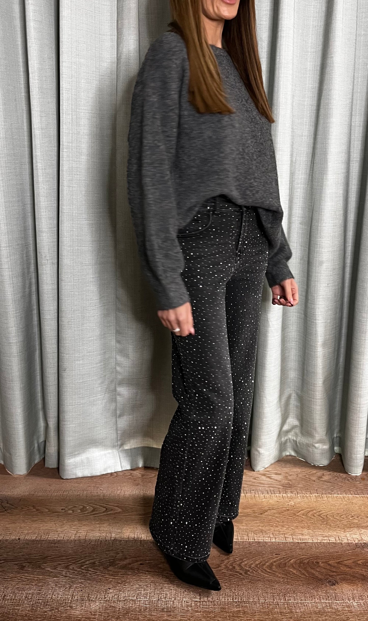 CRYSTAL SPARKLE WIDELEG JEAN