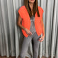 MOHAIR ORANGE CARDI