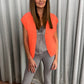 MOHAIR ORANGE CARDI
