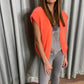 MOHAIR ORANGE CARDI