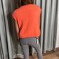 MOHAIR ORANGE CARDI