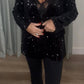 SEQUIN BLACK BLAZER
