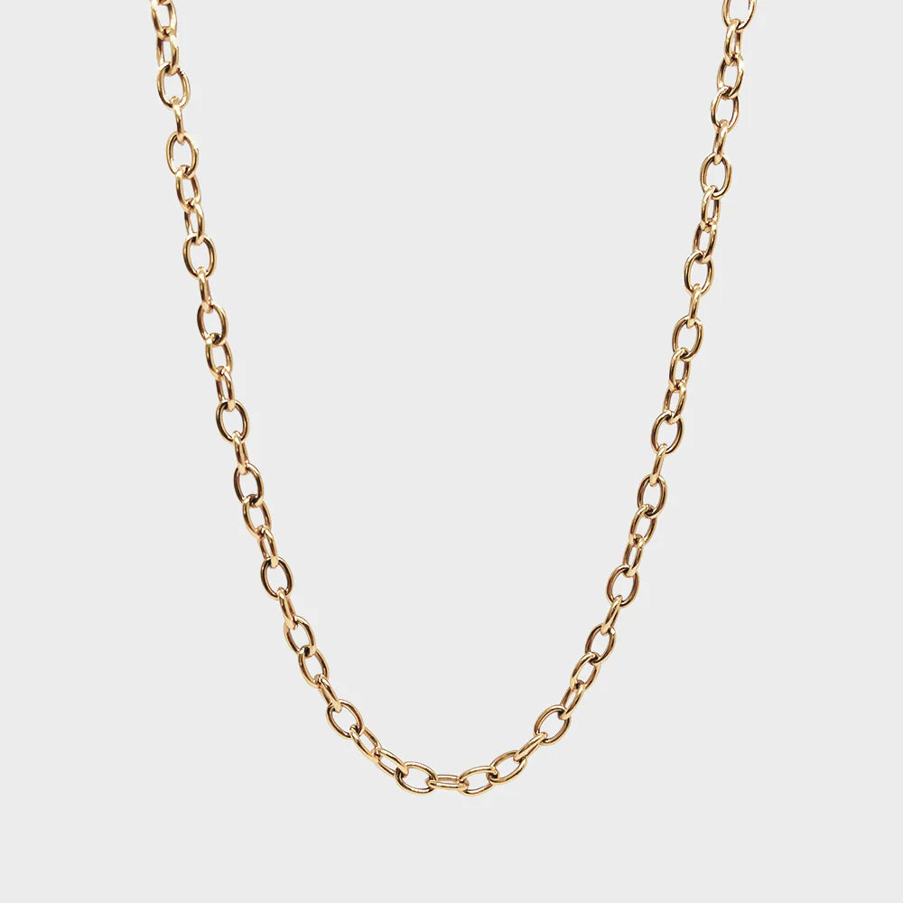 CHARM CHAIN THIN 18ct gold plated