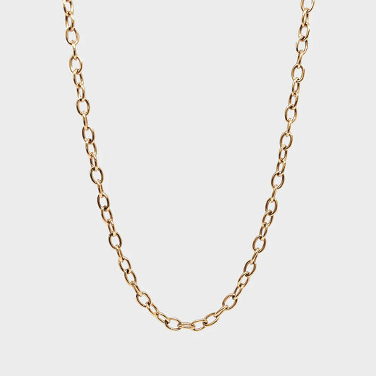 CHARM CHAIN THIN 18ct gold plated