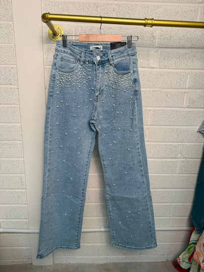 Diamond and Pearl Denim Bootcut Jeans