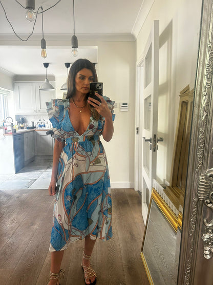 BOHO BLUEBELL DRESS BLUE