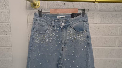 Diamond and Pearl Denim Bootcut Jeans