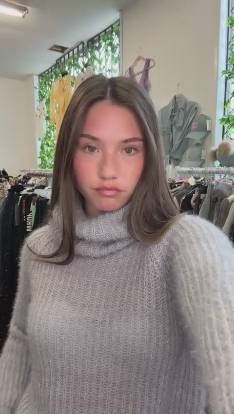 Grey Soft Knitted Polo