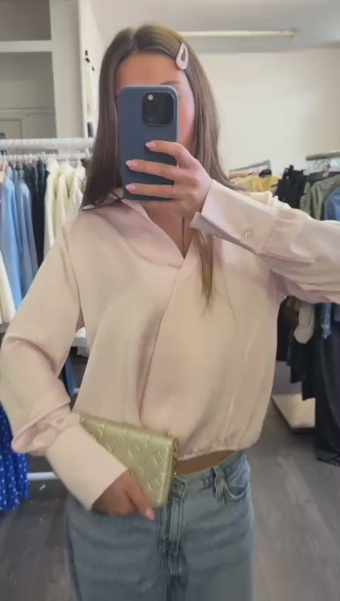 Baby Pink Powder Blouse
