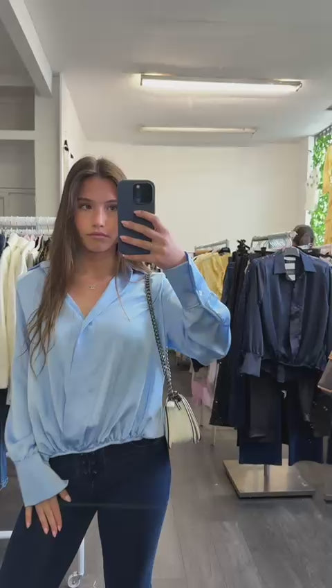 Baby Blue Blouse