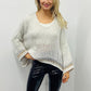 LARASFASHION WHITELIGHT KNIT
