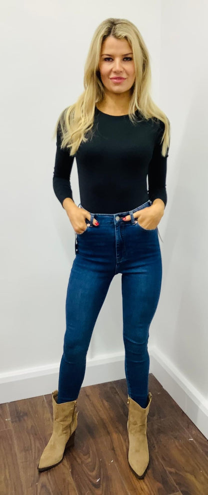 DR.DENIM MOXY JEANS hurricane blue