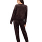 DKNY VELOUR LUXE TRACKSUIT JAVA
